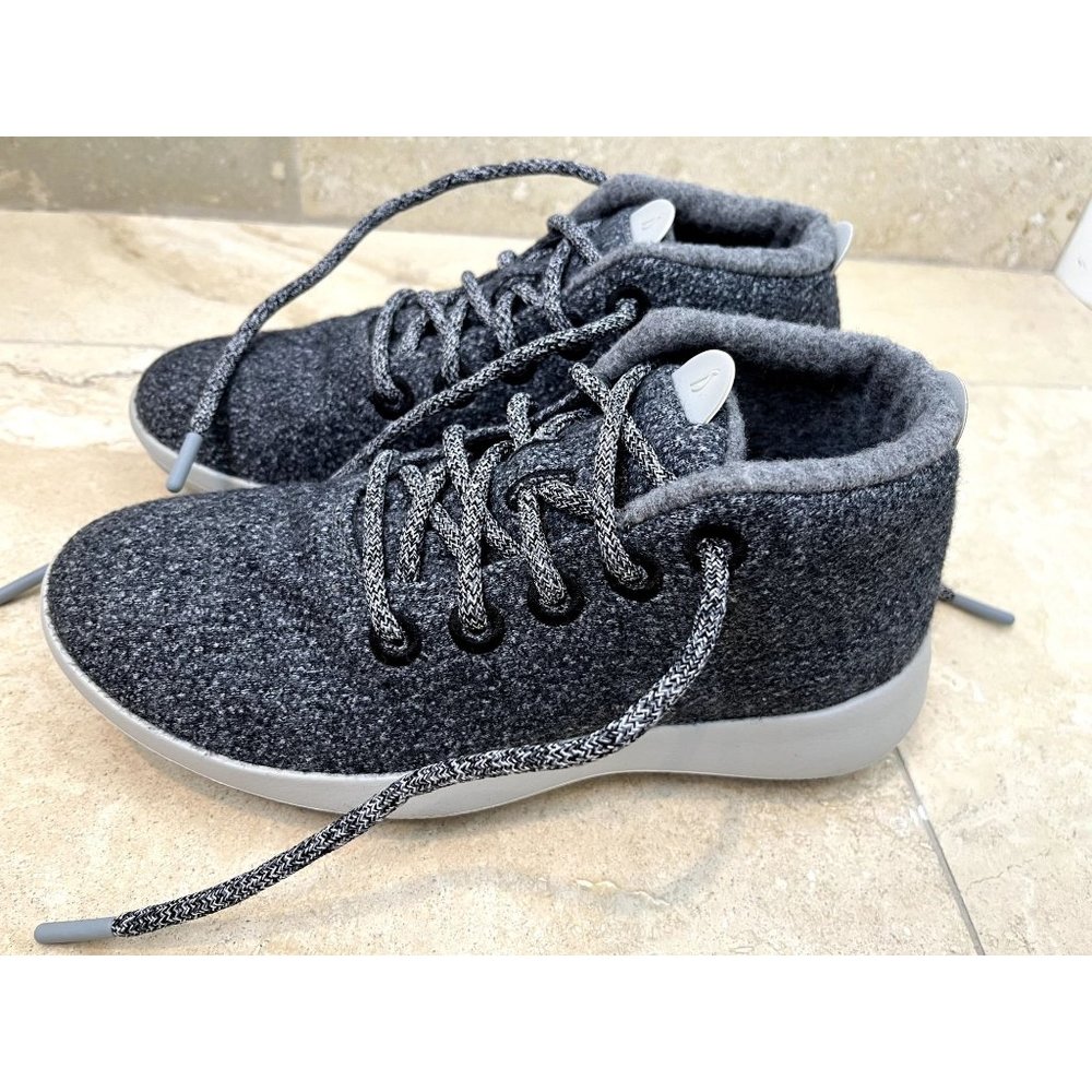 NWOB Allbirds Wool Runner Up Mizzle High Top Running Shoes Women's Gray Sz 8